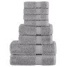 Ensemble de serviettes de qualité supérieure SOLUND 8 pcs gris 549505549505