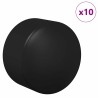 Bouchons de table de baby-foot 10 pcs Noir 1,9 x 1,9 x 1,6 cm 549518549518