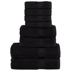 Ensemble de serviettes de qualité supérieure SOLUND 8 pcs noir 549524549524