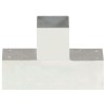 Connecteur de poteau Forme en T Métal galvanisé 91x91 mm 549530549530