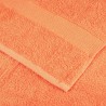 Serviettes de toilette premium SOLUND 2 pièces Orange 30 x 30 cm 600 g/m² 549537549537