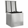 Boîte de Rangement Extérieure Argent 55 x 50,5 x 50 cm Acier 549540549540