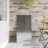 Boîte de Rangement Extérieure Argent 55 x 50,5 x 50 cm Acier 549540549540