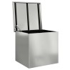 Boîte de Rangement Extérieure Argent 55 x 50,5 x 50 cm Acier 549540549540