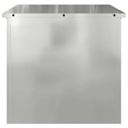Boîte de Rangement Extérieure Argent 55 x 50,5 x 50 cm Acier 549540549540