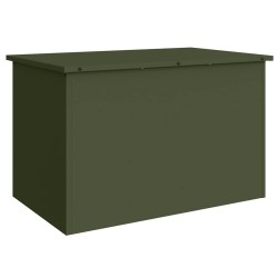 Boîte de Rangement Extérieure Vert olive 80 x 50,5 x 50 cm 549541549541