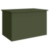 Boîte de Rangement Extérieure Vert olive 80 x 50,5 x 50 cm 549541549541