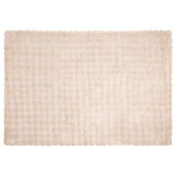 Couverture antidérapante en fausse de lapin Olite Beige 549544549544