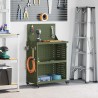 Chariot à outils avec étagère Vert olive 65 x 35 x 111 cm 549549549549