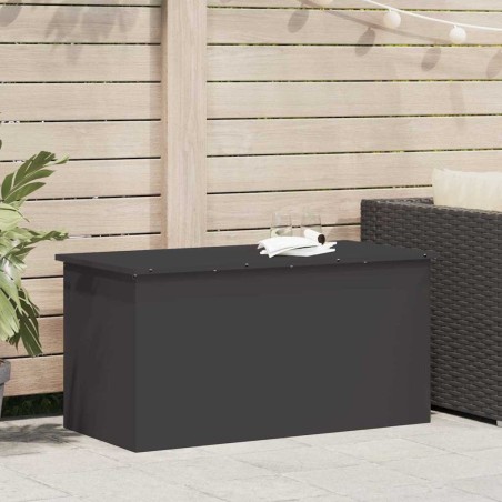 Boîte de Rangement Extérieure Noir 100 x 50,5 x 50 cm Acier 549550549550