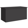 Boîte de Rangement Extérieure Noir 100 x 50,5 x 50 cm Acier 549550549550