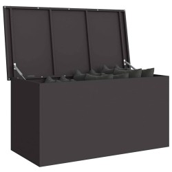 Boîte de Rangement Extérieure Noir 100 x 50,5 x 50 cm Acier 549550549550