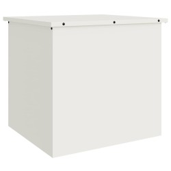 Boîte de Rangement Extérieure Blanc 55 x 50,5 x 50 cm Acier 549552549552