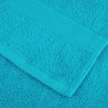 Serviettes de toilette premium SOLUND 10 pièces Turquoise 30 x 30 cm 600 g/m² 549556549556