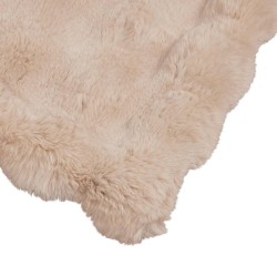 Couverture antidérapante en fausse de lapin Olite Beige 549561549561