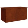 Boîte de Rangement Extérieure Rouillé 100 x 50,5 x 50 cm Acier 549562549562