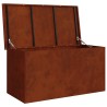 Boîte de Rangement Extérieure Rouillé 100 x 50,5 x 50 cm Acier 549562549562