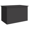 Boîte de Rangement Extérieure Noir 80 x 50,5 x 50 cm Acier 549563549563