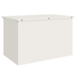 Boîte de Rangement Extérieure Blanc 80 x 50,5 x 50 cm Acier 549564549564