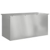 Boîte de Rangement Extérieure Argent 100 x 50,5 x 50 cm Acier 549565549565