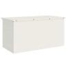 Boîte de Rangement Extérieure Blanc 100 x 50,5 x 50 cm Acier 549566549566