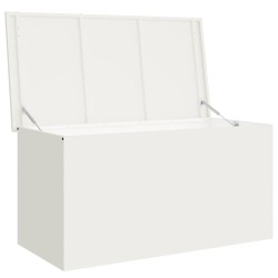 Boîte de Rangement Extérieure Blanc 100 x 50,5 x 50 cm Acier 549566549566