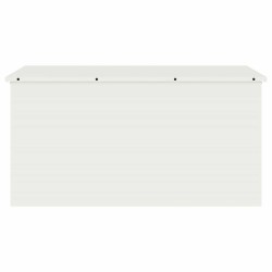 Boîte de Rangement Extérieure Blanc 100 x 50,5 x 50 cm Acier 549566549566