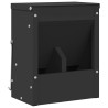 Distributeur pour lapins Noir 20 x 12,5 x 25 cm 549569549569