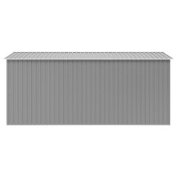 Abri de jardin 257x392x181 cm Métal Gris 549573549573
