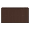 Abri de jardin 257x298x178 cm Métal Marron 549575549575