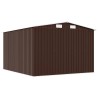 Abri de jardin 257x298x178 cm Métal Marron 549575549575