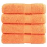 Serviettes de douche de qualité supérieure SOLUND 4 pcs orange 549609549609