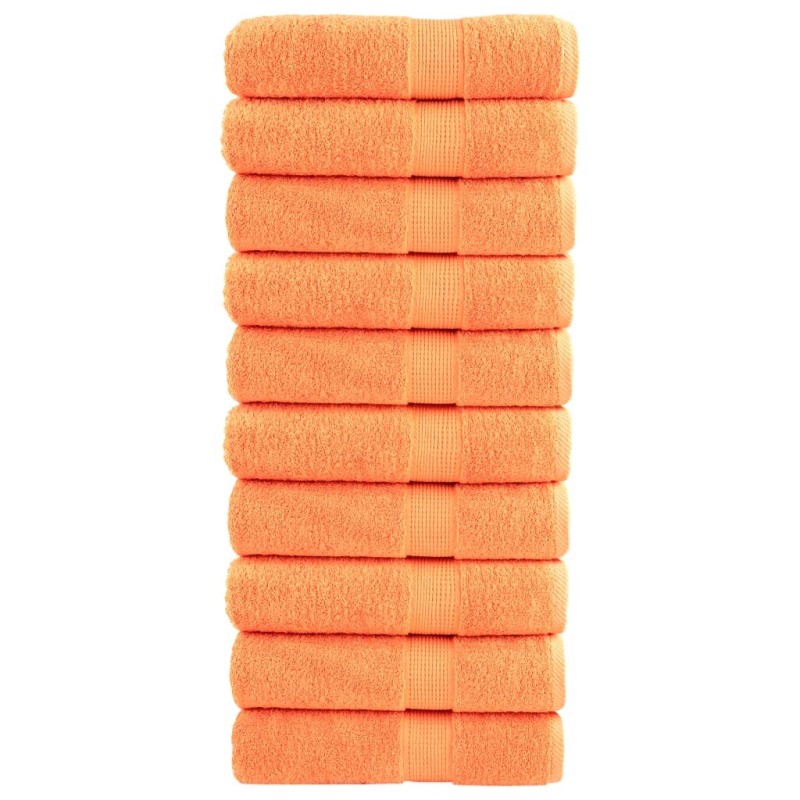 Serviettes de douche de qualité supérieure SOLUND 10 pcs orange 549622549622