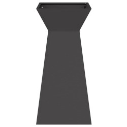 Jardinière à pilier 2 pcs Noir 35 x 35 x 73 cm 549653549653