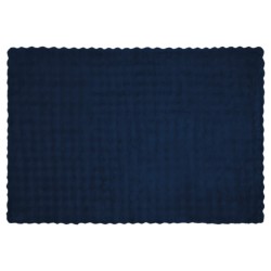 Couverture antidérapante en fausse de lapin Olite Bleu Marine 549654549654