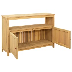 Table console de jardin Acacia clair 110 x 35 x 75 cm 549671549671