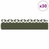 Bordures de pelouse 30 pcs Vert olive 103 x 0,05 x 22 cm Acier 549691549691