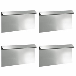 Clôture à escargots 4 pcs Argent 50 x 3,5 x 25 cm 549693549693