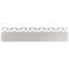 Bordures de pelouse 20 pcs Argent 103 x 0,05 x 22 cm 549696549696