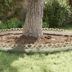 Bordures de pelouse 20 pcs Argent 103 x 0,05 x 22 cm 549696549696