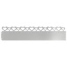 Bordures de pelouse 30 pcs Argent 103 x 0,05 x 22 cm 549698549698