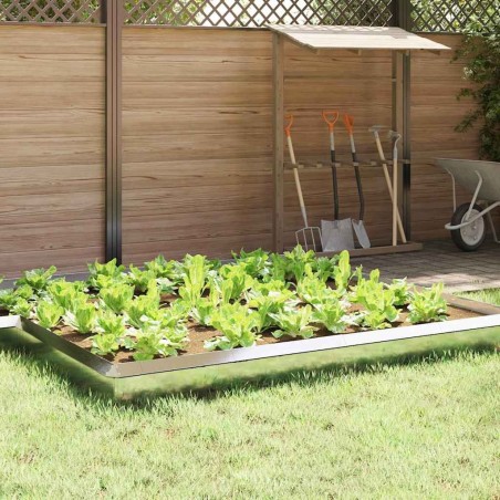 Clôture à escargots Argent 50 x 3,5 x 25 cm Acier inoxydable 549707549707