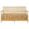 Banc de rangement avec stockage 148 x 63 x 84 cm Acacia massif 549711549711