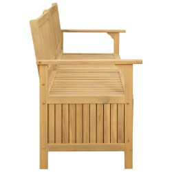 Banc de rangement avec stockage 148 x 63 x 84 cm Acacia massif 549711549711