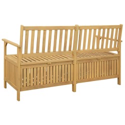Banc de rangement avec stockage 148 x 63 x 84 cm Acacia massif 549711549711