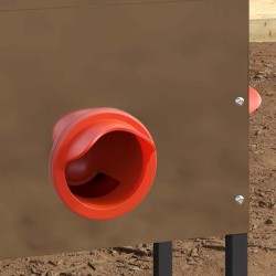 Mangeoire pour poules 2 pcs Argent 41,5 x 20,5 x 33 cm 549730549730