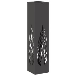 Lumière de chemin LED solaire 2 pcs Noir Acier laminé à froid 549735549735