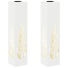 Lumière de chemin LED solaire 2 pcs Blanc Acier laminé à froid 549736549736