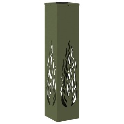 Lumière de chemin LED solaire 2 pcs Vert olive 549738549738