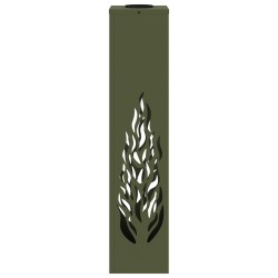 Lumière de chemin LED solaire 2 pcs Vert olive 549738549738